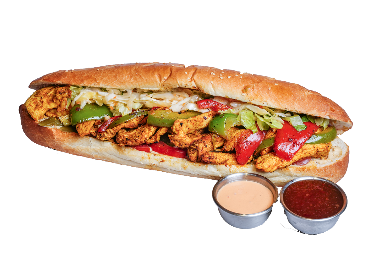 تشكن مع خضار